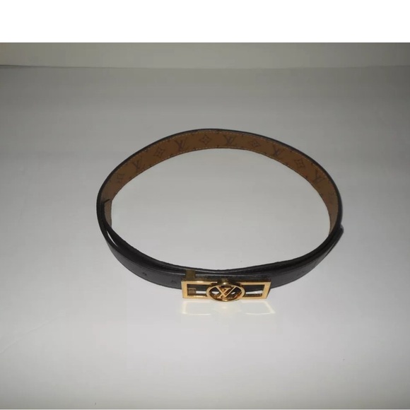 AUTHENTIC LOUIS VUITTON PARIS WOMEN'S BELT 34"/85cm Size Small 💝 - Picture 3 of 4